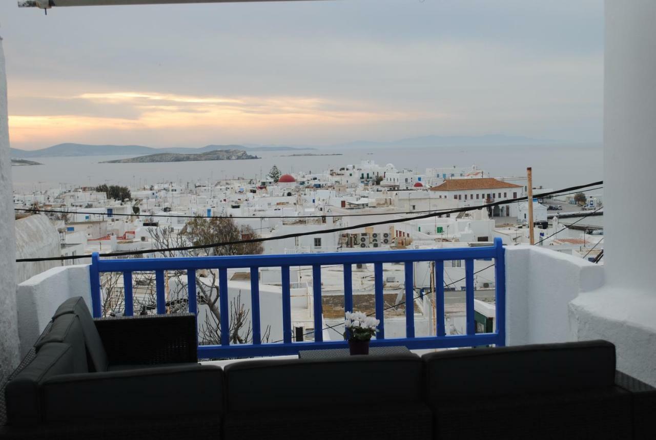 Elenitas Town House With Veranda And Sea View Mykonos Town Exterior foto